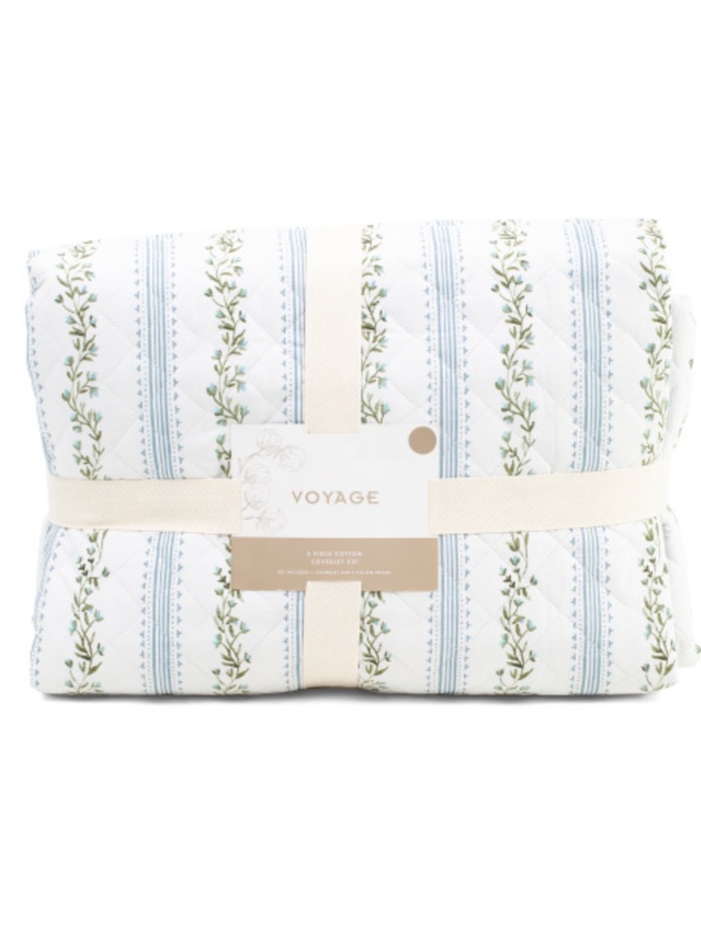 VOYAGE 3pc Cotton Coverlet Set